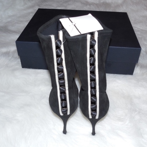 💋SOLD💋 🆕 Sergio Rossi Boots Size 7 to 7.5 - Picture 3 of 8